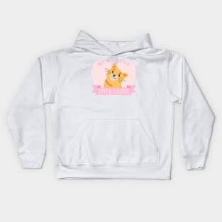 I Love My Sweety Cat Kids Hoodie